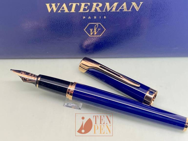 WATERMAN L'ETALON - BLUE LACQUER - B NIB | Tenpen - By Letizia